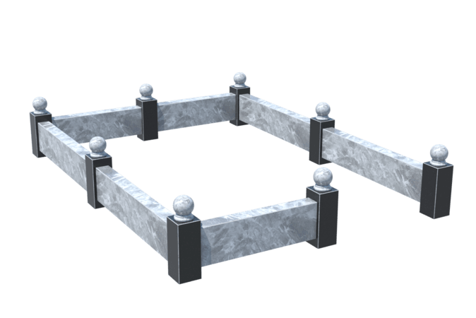 Цоколи на могилу в Ставрополе | Цоколь на могилу №0031