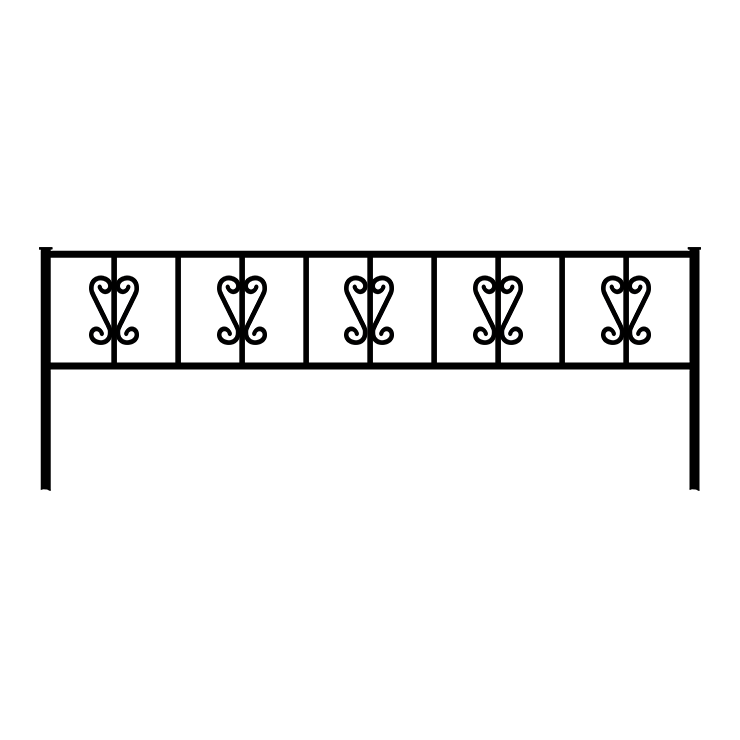 Металлические оградки, столы, скамейки в Ставрополе | Оградка №8