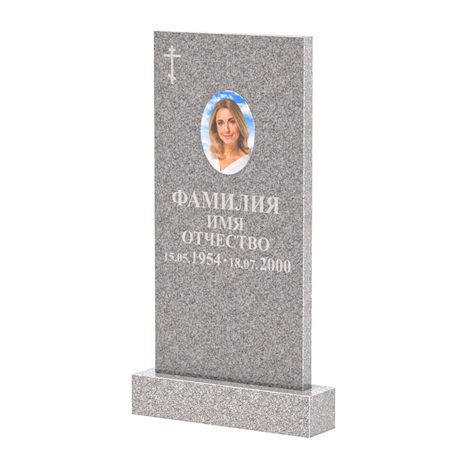 Памятники из цветного гранита в Ставрополе | Памятник из Сибирского гранита прямой