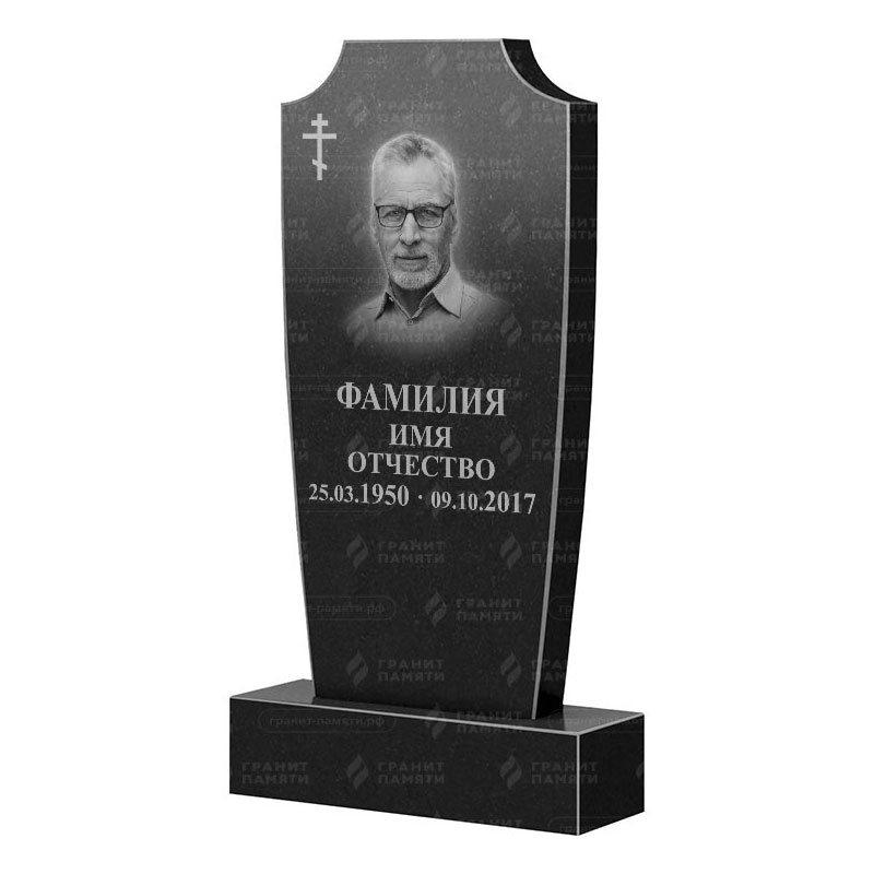 Памятники из гранита вертикальные в Ставрополе | Гранитный памятник ФГ-010