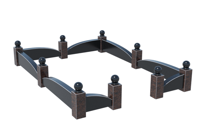 Цоколи на могилу в Ставрополе | Цоколь на могилу №0044