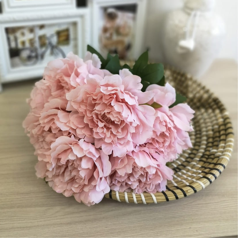 Искусственные цветы в Ставрополе | Цветы искусственные «Пионы», розовые, букет