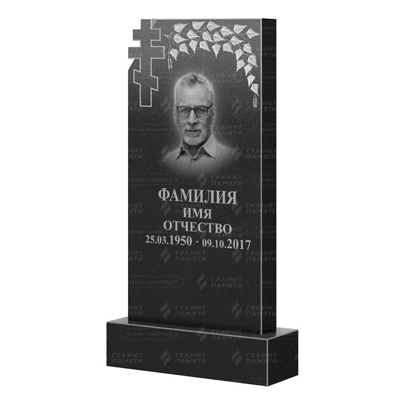 Памятники из гранита с деревом в Ставрополе | Гранитный памятник ФГ-202