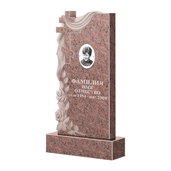 Гранитные памятники в Ставрополе | Памятник из гранита Розалия Pink ФГЦ-189
