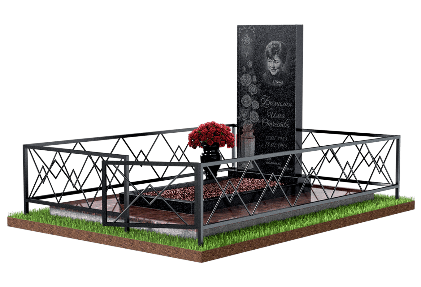 Благоустройство захоронения в Ставрополе