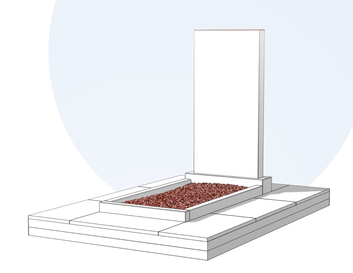 Засыпка цветника камушками в Ставрополе