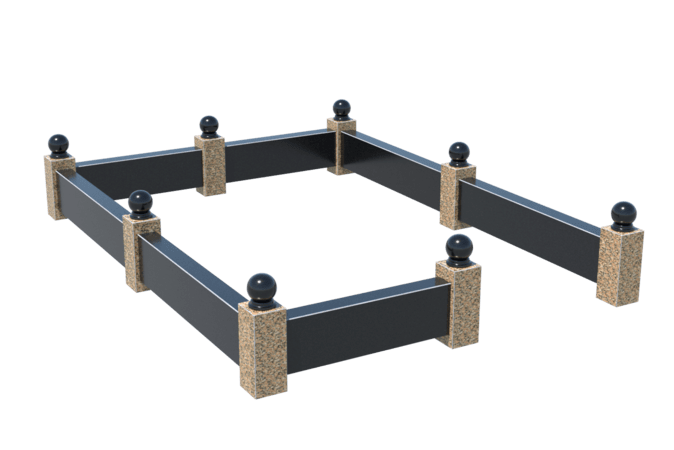 Цоколи на могилу в Ставрополе | Цоколь на могилу №0036