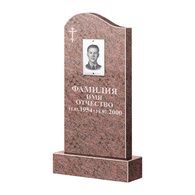 Памятники из цветного гранита в Ставрополе | Памятник из гранита Розалия Pink ФГЦ-030