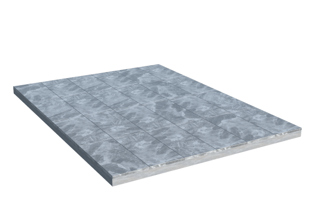 Площадки на могилу в Ставрополе | Площадка с мраморной облицовкой