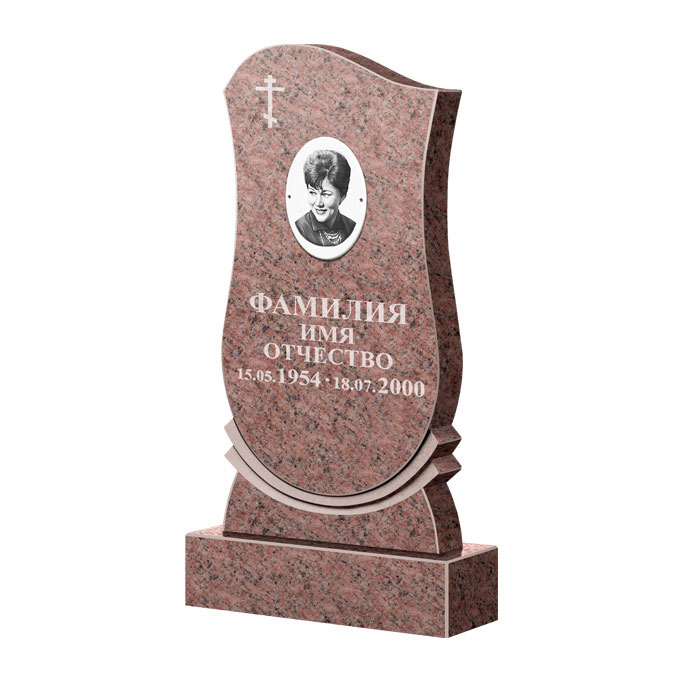Гранитные памятники в Ставрополе | Памятник из гранита Розалия Pink ФГЦ-056