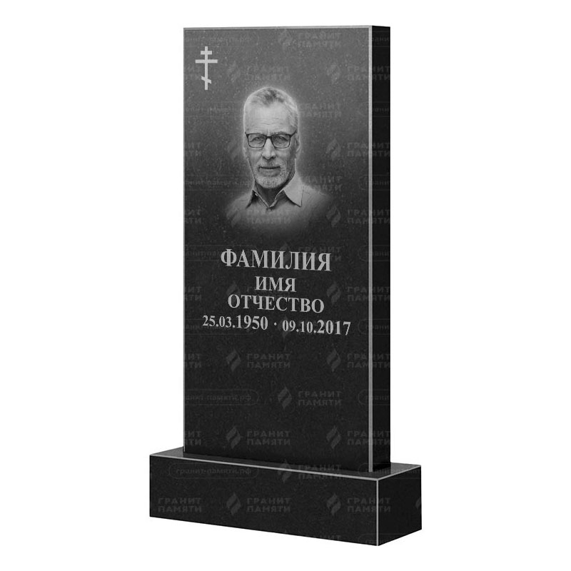 Памятники из гранита классические в Ставрополе | Гранитный памятник Прямой