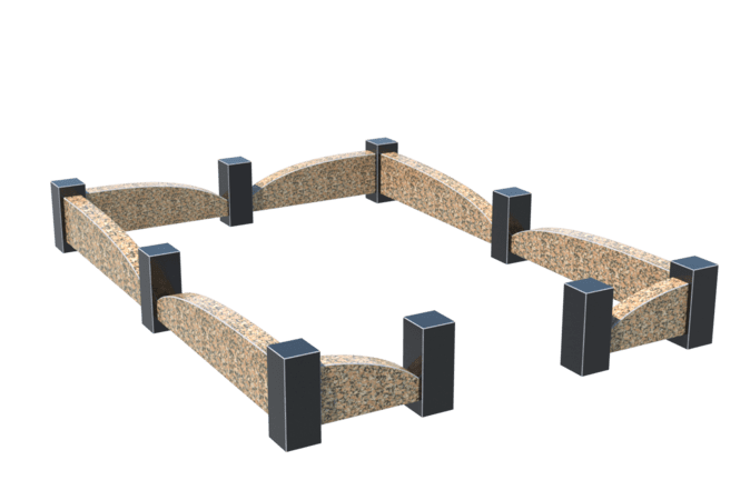 Цоколи на могилу в Ставрополе | Цоколь на могилу №0046