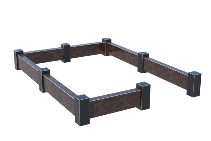 Цоколи на могилу в Ставрополе | Цоколь на могилу №0033