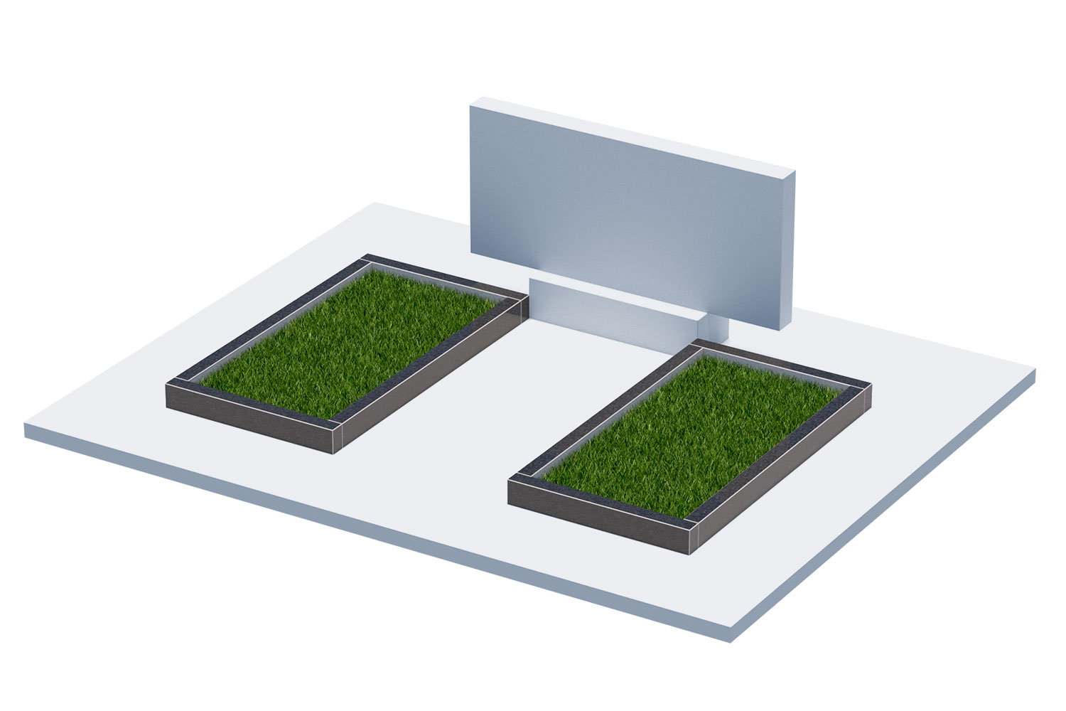 Цветники и надгробные плиты в Ставрополе | Цветник Автономный, 2 шт