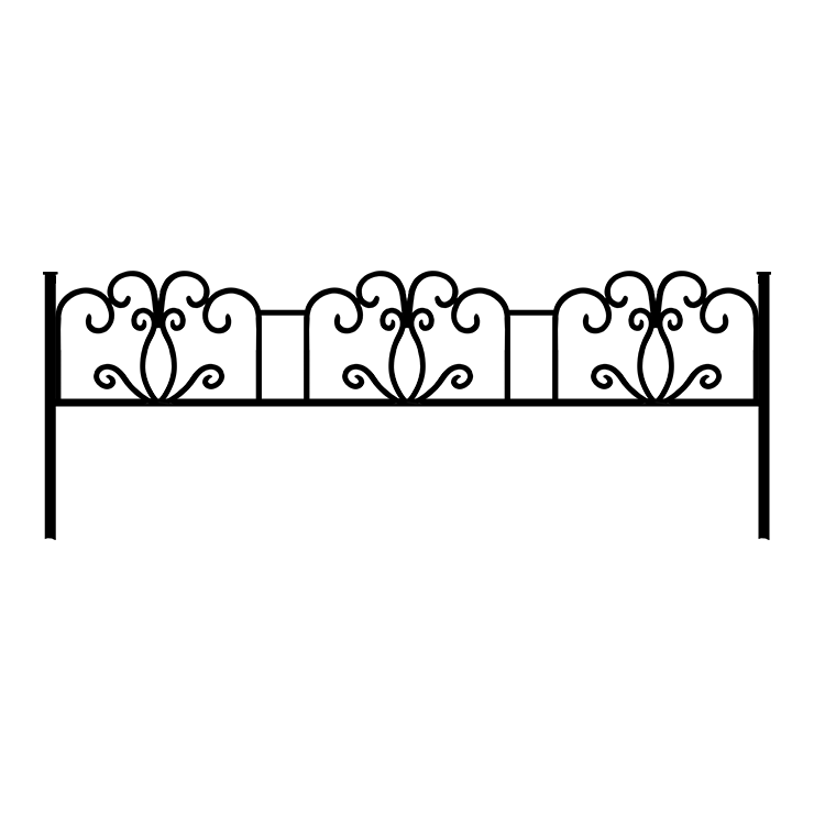 Металлические оградки, столы, скамейки в Ставрополе | Оградка №4