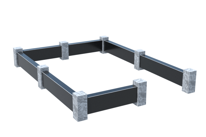 Цоколи на могилу в Ставрополе | Цоколь на могилу №0032