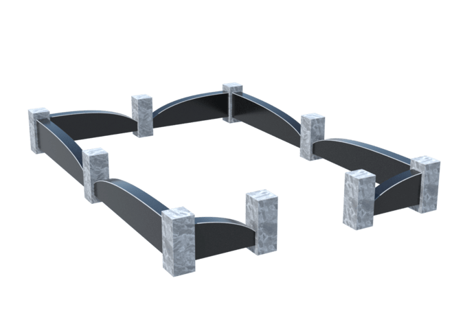 Цоколи на могилу в Ставрополе | Цоколь на могилу №0041