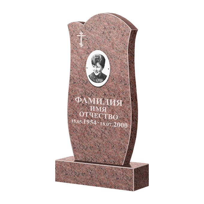 Памятники из цветного гранита в Ставрополе | Памятник из гранита Розалия Pink ФГЦ-039